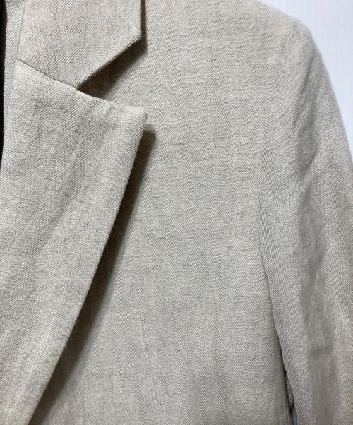 CHAOS（カオス）CHAOS (カオス) ウールリネンヘリンボーンセットアップ アイボリー サイズ:ジャケットFree/ボトム38の古着・服飾アイテム