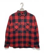 NEIGHBORHOODネイバーフッド）の古着「バッファローチェックネルシャツ」｜レッド