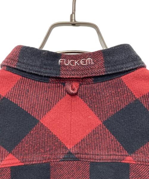 NEIGHBORHOOD（ネイバーフッド）NEIGHBORHOOD (ネイバーフッド) バッファローチェックネルシャツ レッド サイズ:Lの古着・服飾アイテム