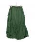 nagonstans（ナゴンスタンス）の古着「ライトシェルタフタフレアバルーンスカート」｜グリーン