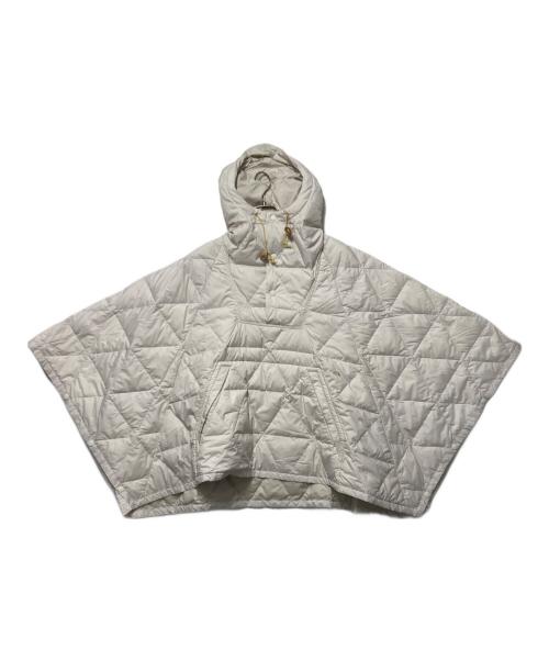 THE NORTHFACE PURPLELABEL（ザ・ノースフェイス パープルレーベル）THE NORTHFACE PURPLELABEL (ザ・ノースフェイス パープルレーベル) ダウン ポンチョ アイボリー サイズ:Mの古着・服飾アイテム
