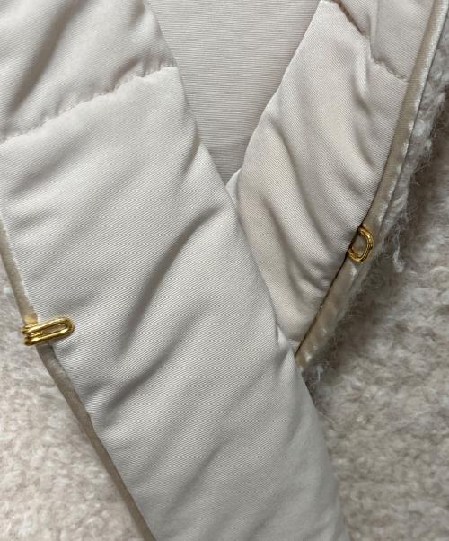 DRAWER（ドゥロワー）Drawer (ドゥロワー) FALL2 ボアジレ ベージュ サイズ:Freeの古着・服飾アイテム