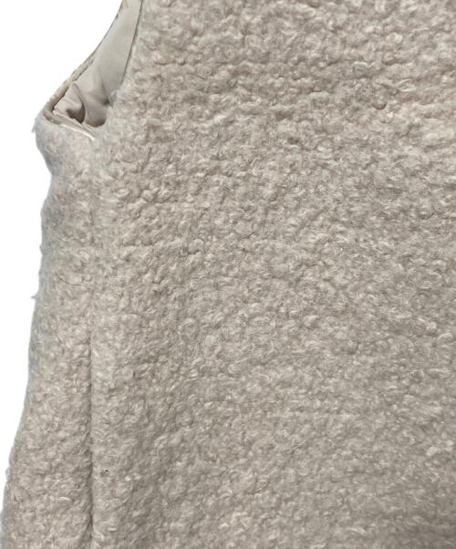 DRAWER（ドゥロワー）Drawer (ドゥロワー) FALL2 ボアジレ ベージュ サイズ:Freeの古着・服飾アイテム