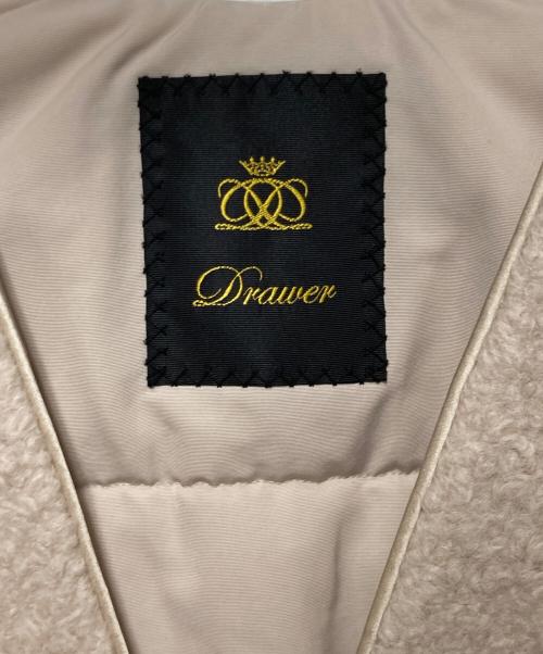 DRAWER（ドゥロワー）Drawer (ドゥロワー) FALL2 ボアジレ ベージュ サイズ:Freeの古着・服飾アイテム