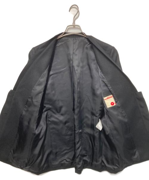 BACCA（バッカ）BACCA (バッカ) ウールサキソニー ノーカラージャケット ブラック サイズ:36の古着・服飾アイテム