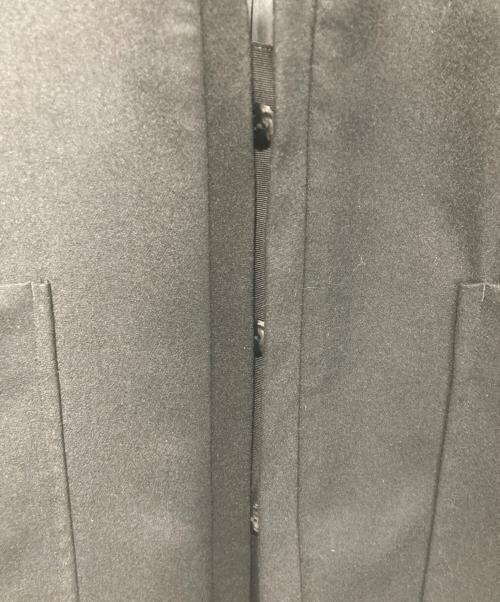 BACCA（バッカ）BACCA (バッカ) ウールサキソニー ノーカラージャケット ブラック サイズ:36の古着・服飾アイテム