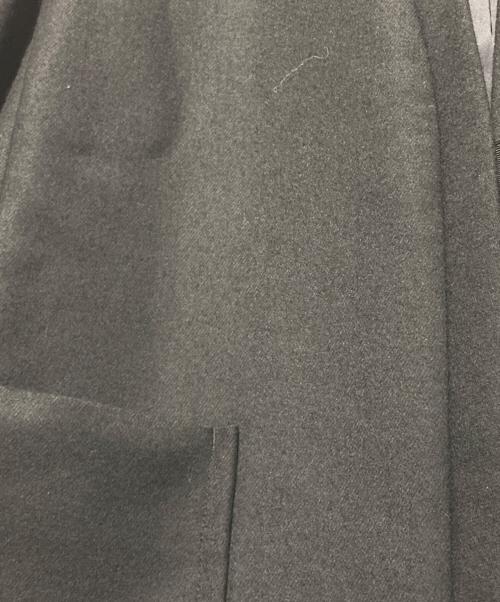 BACCA（バッカ）BACCA (バッカ) ウールサキソニー ノーカラージャケット ブラック サイズ:36の古着・服飾アイテム