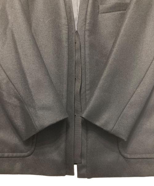 BACCA（バッカ）BACCA (バッカ) ウールサキソニー ノーカラージャケット ブラック サイズ:36の古着・服飾アイテム