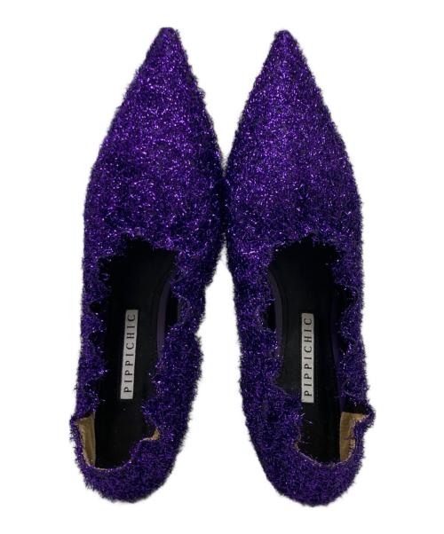 Pippichic（ピッピシック）Pippichic (ピッピシック) REMY SPARK フラットシューズ パープル サイズ:38の古着・服飾アイテム