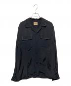 STYLE EYESスタイルアイズ）の古着「ボウリングシャツ」｜ブラック