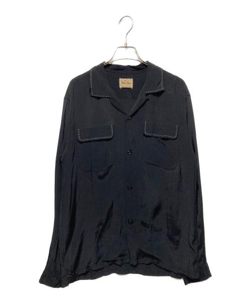 STYLE EYES（スタイルアイズ）STYLE EYES (スタイルアイズ) ボウリングシャツ ブラック サイズ:Ｍの古着・服飾アイテム