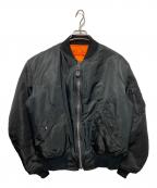 KIFFEキッフェ）の古着「MA-1ジャケット」｜ブラック