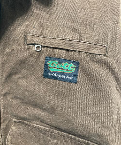 BoTT（ボット）BoTT (ボット) ジップアップジャケット ブラウン サイズ:Lの古着・服飾アイテム