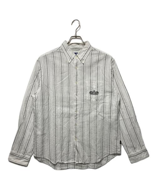 BoTT（ボット）BoTT (ボット) コットンリネンシャツ ホワイト サイズ:Lの古着・服飾アイテム