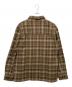 BoTT (ボット) Zip-Up Flannel Shirt ブラウン サイズ:L：15000円