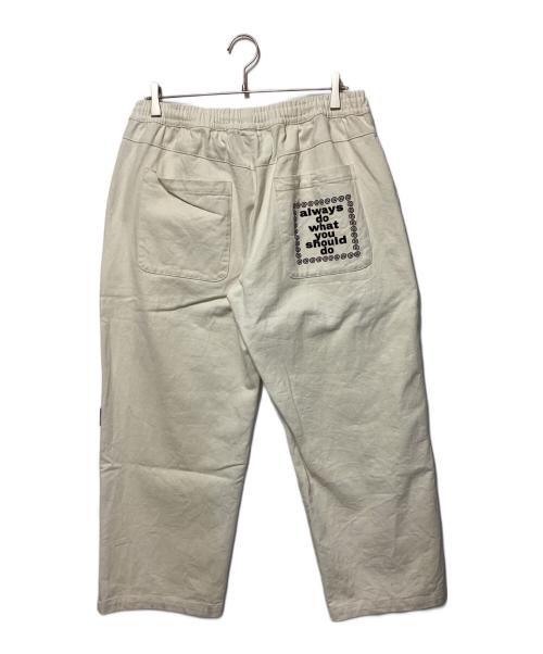 always do what you should do（オールウェイズ ドゥ ワット ユー シュッド ドゥ）always do what you should do (オールウェイズ ドゥ ワット ユー シュッド ドゥ) イージーパンツ ベージュ サイズ:Ｌの古着・服飾アイテム