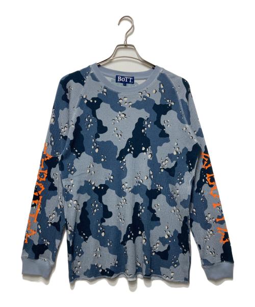BoTT（ボット）BoTT (ボット) BONES CAMO THERMAL ブルー サイズ:Ⅼの古着・服飾アイテム