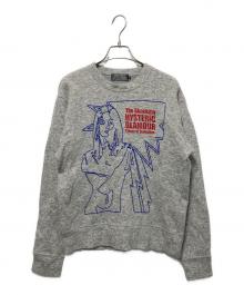 hysterics（ヒステリックス）の古着「THE SHOCKING刺繍 スウェット」｜グレー