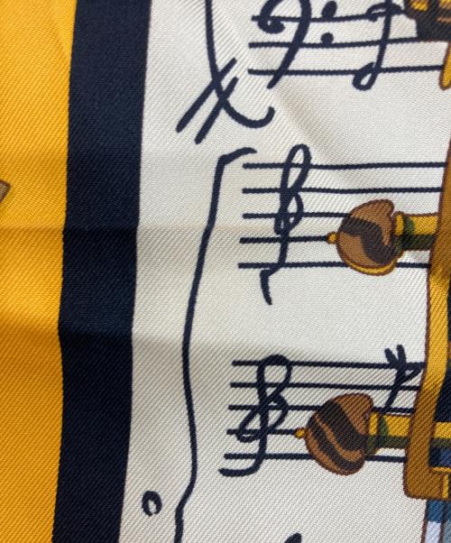 HERMES（エルメス）HERMES (エルメス) シルクスカーフ ブラックの古着・服飾アイテム