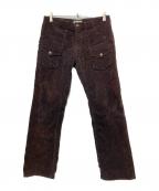 NUMBER (N)INEナンバーナイン）の古着「太畝コーデュロイパンツ」｜ブラウン