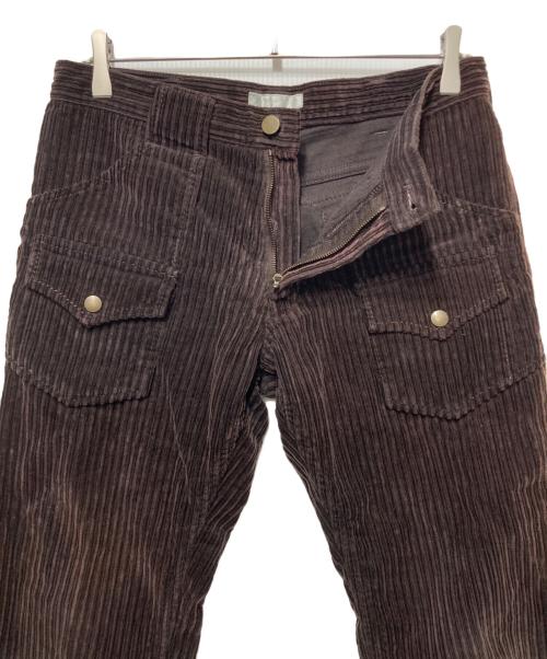 NUMBER (N)INE（ナンバーナイン）NUMBER (N)INE (ナンバーナイン) 太畝コーデュロイパンツ ブラウン サイズ:3の古着・服飾アイテム
