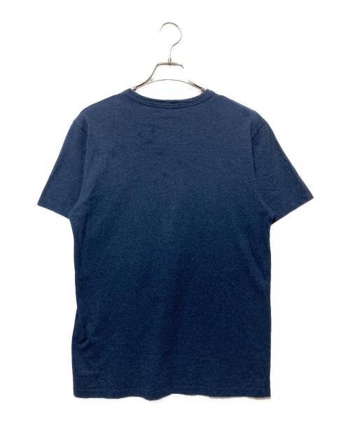 maison kitsune（メゾンキツネ）maison kitsune (メゾンキツネ) ワンポイントTシャツ ネイビー サイズ:Ｓの古着・服飾アイテム