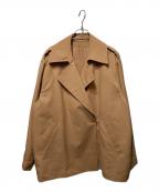 Nobleノーブル）の古着「ライトフルクロスハーフコート」｜ベージュ