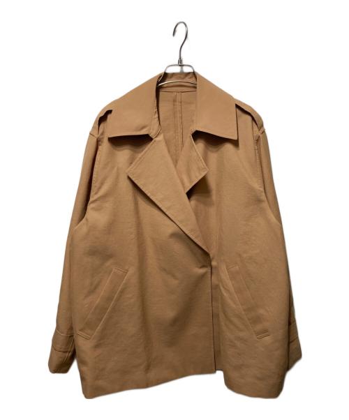 Noble（ノーブル）Noble (ノーブル) ライトフルクロスハーフコート ベージュ サイズ:freeの古着・服飾アイテム