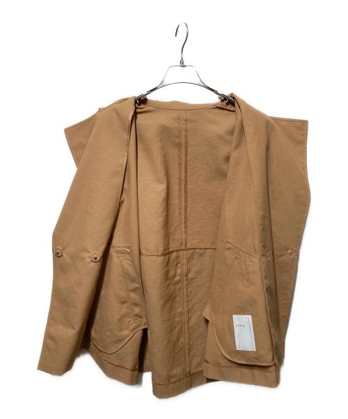 Noble（ノーブル）Noble (ノーブル) ライトフルクロスハーフコート ベージュ サイズ:freeの古着・服飾アイテム