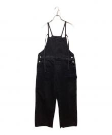 GALLARDA GALANTE（ガリャルダガランテ）の古着「デニムサロペット」｜ブラック