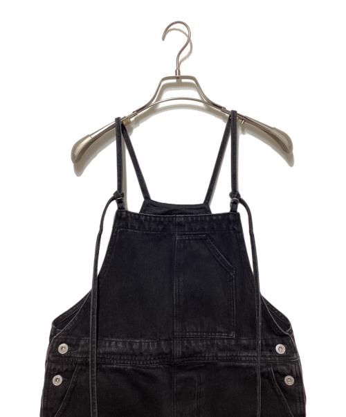 GALLARDA GALANTE（ガリャルダガランテ）GALLARDA GALANTE (ガリャルダガランテ) デニムサロペット ブラックの古着・服飾アイテム