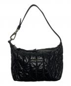 MIU MIUミュウミュウ）の古着「ショルダーバッグ」｜ブラック