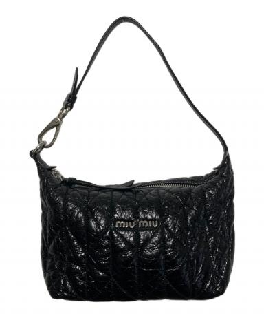 中古・古着通販】MIU MIU (ミュウミュウ) ショルダーバッグ ブラック