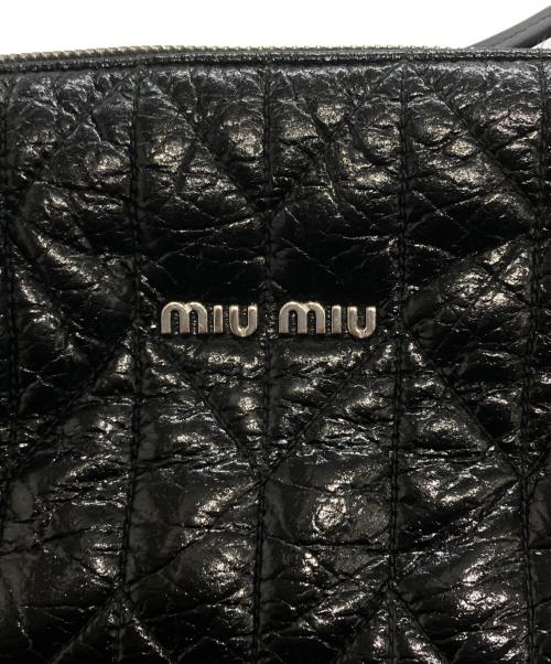 MIU MIU（ミュウミュウ）MIU MIU (ミュウミュウ) ショルダーバッグ ブラックの古着・服飾アイテム