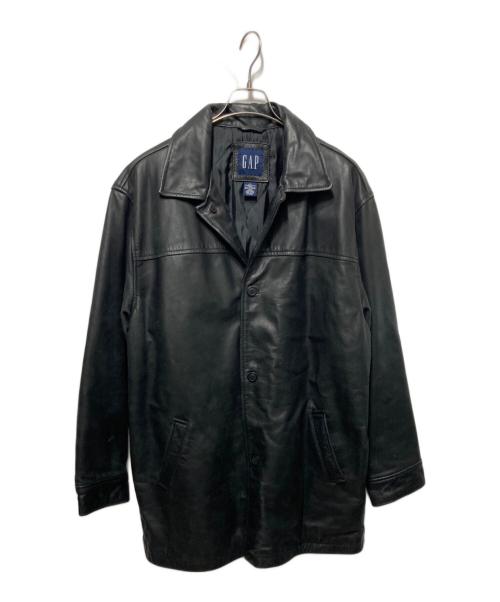 GAP（ギャップ）GAP (ギャップ) 90’S レザーコート ブラック サイズ:Lの古着・服飾アイテム