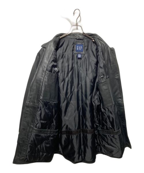GAP（ギャップ）GAP (ギャップ) 90’S レザーコート ブラック サイズ:Lの古着・服飾アイテム