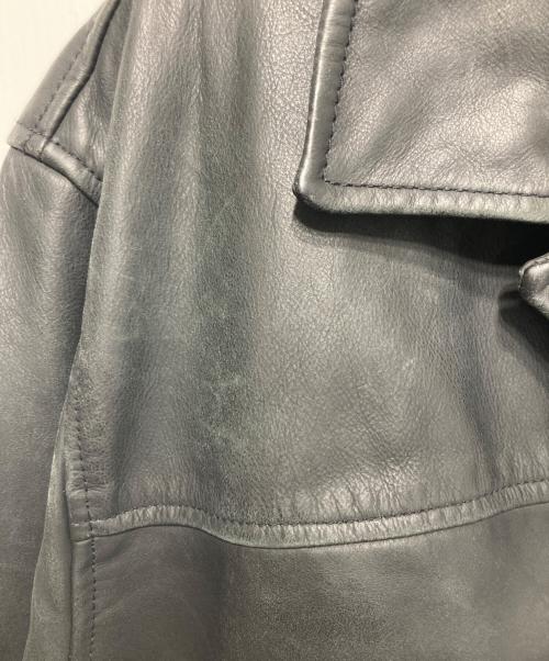 GAP（ギャップ）GAP (ギャップ) 90’S レザーコート ブラック サイズ:Lの古着・服飾アイテム