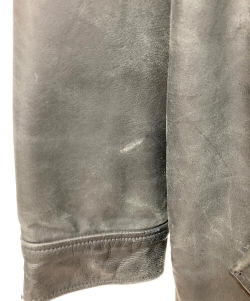 GAP（ギャップ）GAP (ギャップ) 90’S レザーコート ブラック サイズ:Lの古着・服飾アイテム