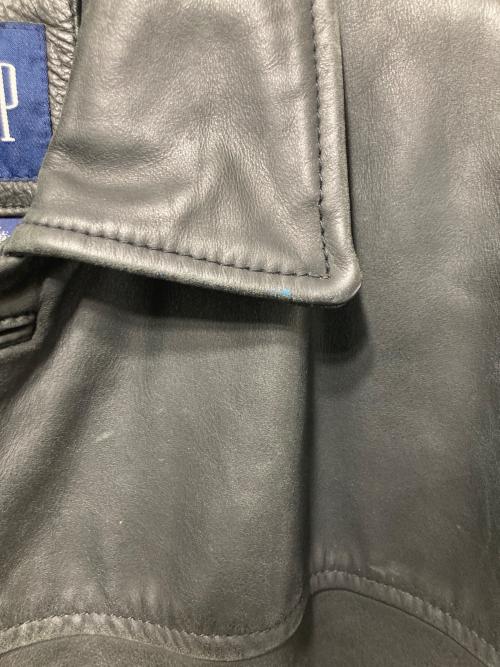 GAP（ギャップ）GAP (ギャップ) 90’S レザーコート ブラック サイズ:Lの古着・服飾アイテム