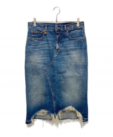 R13 アールサーティンJESSE SKIRT サイズ26 中古・古着通販】R13 (アールサーティン) JESSE SKIRT インディゴ