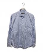 COMME des GARCONS HOMME DEUXコムデギャルソン オム ドゥ）の古着「ストライプシャツ」｜ブルー