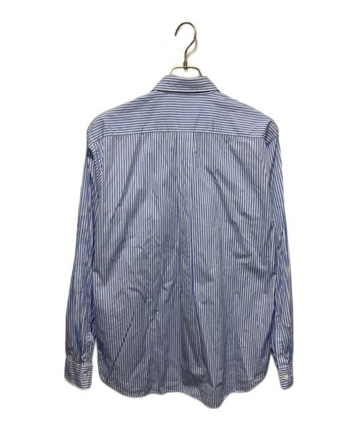 COMME des GARCONS HOMME DEUX（コムデギャルソン オム ドゥ）COMME des GARCONS HOMME DEUX (コムデギャルソン オム ドゥ) ストライプシャツ ブルー サイズ:Lの古着・服飾アイテム