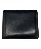 JIL SANDERジルサンダー）の古着「ベジタブルタンニンレザポケットウォレット」｜ブラック