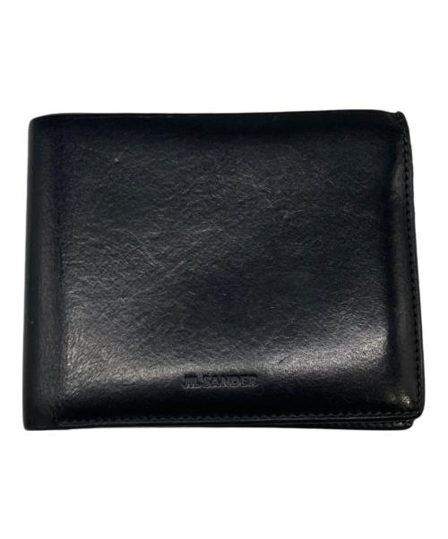JIL SANDER（ジルサンダー）JIL SANDER (ジルサンダー) ベジタブルタンニンレザポケットウォレット ブラックの古着・服飾アイテム