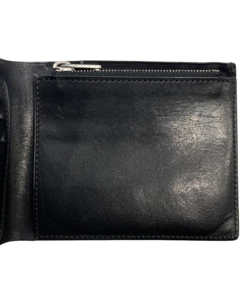 JIL SANDER（ジルサンダー）JIL SANDER (ジルサンダー) ベジタブルタンニンレザポケットウォレット ブラックの古着・服飾アイテム