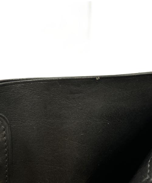 JIL SANDER（ジルサンダー）JIL SANDER (ジルサンダー) ベジタブルタンニンレザポケットウォレット ブラックの古着・服飾アイテム