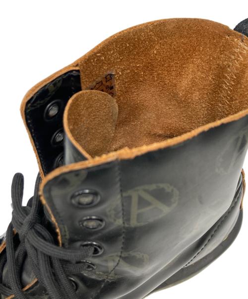 Dr.Martens（ドクターマーチン）Dr.Martens (ドクターマーチン) UNDERCOVER (アンダーカバー) SUPREME (シュプリーム) Anarchy 8-Eye Boot ブラック サイズ:26.5の古着・服飾アイテム