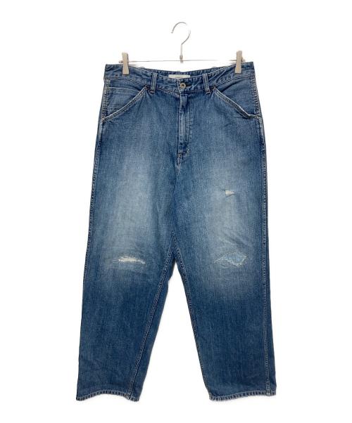 JOHNBULL（ジョンブル）JOHNBULL (ジョンブル) 13.5オンスデニム オーセンティック ストレートジーンズ インディゴ サイズ:Ｌの古着・服飾アイテム