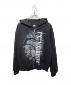 REVENGEリベンジ）の古着「ジップパーカー」｜ブラック