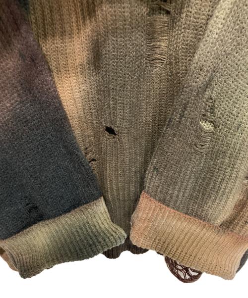 TTT MSW（ティー）TTT MSW (ティー) グラデーショングランジニット ブラウン サイズ:freeの古着・服飾アイテム